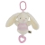 SPELDOSA BUNNY VIT/ROSA 18CM TINKA BABY