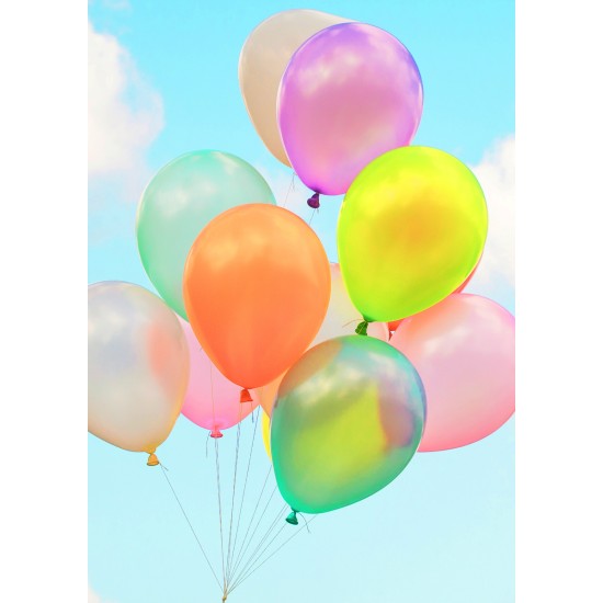 ENKLA KORT FOTOGRAFISKA BALLONGER