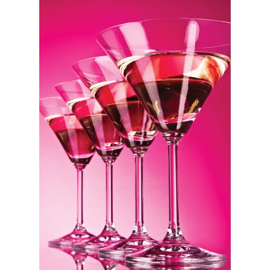 ENKLA KORT FOTOGRAFISKA ROSA DRINK