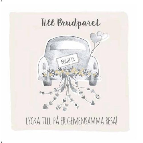 BRÖLLOPSKORT HANDGJ. 15X15 BRÖLLOPSKORT HANDGJ. 15X15