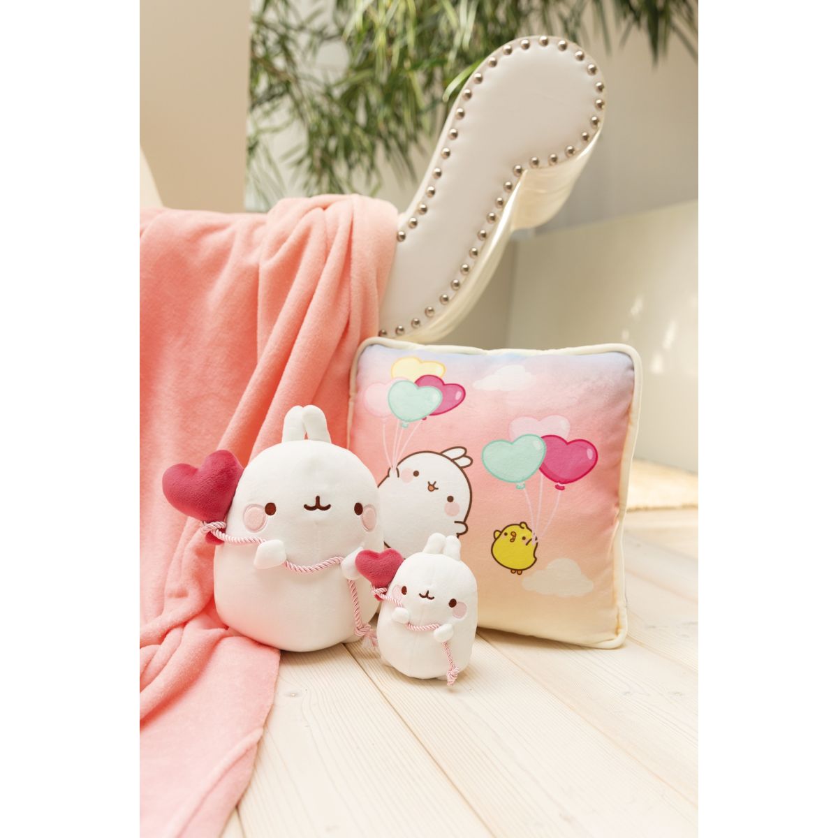 KANIN PLUSH 12CM MOLANG M HJÄRTBALLONG NICI