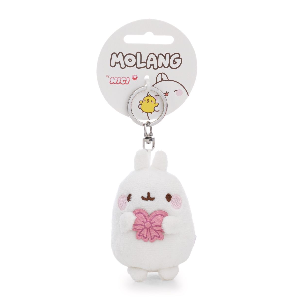 NYCKELRING PLUSH 8CM MOLANG M ROSETT NICI