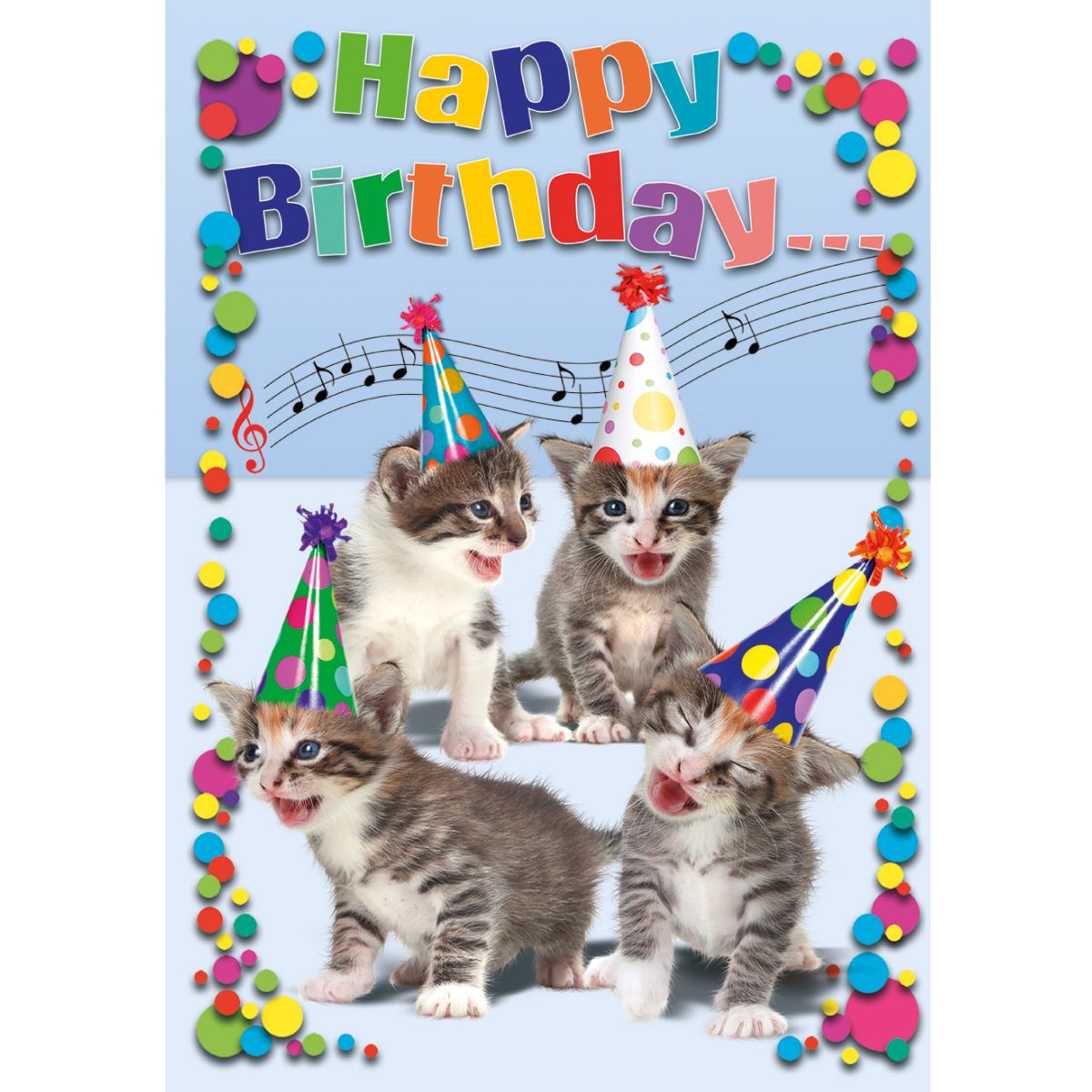 DUBBLA KORT MED LJUDEFFEKT, Happy Birthday..