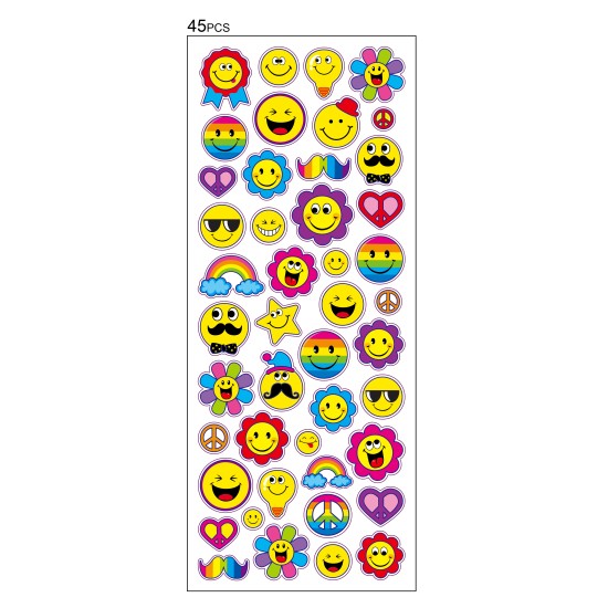 STICKERS SMILEYS BLOMMOR TINKA