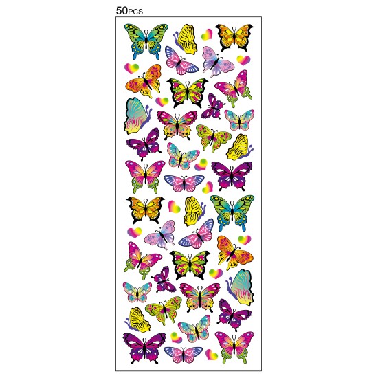 STICKERS FJÄRILAR SMÅ TINKA