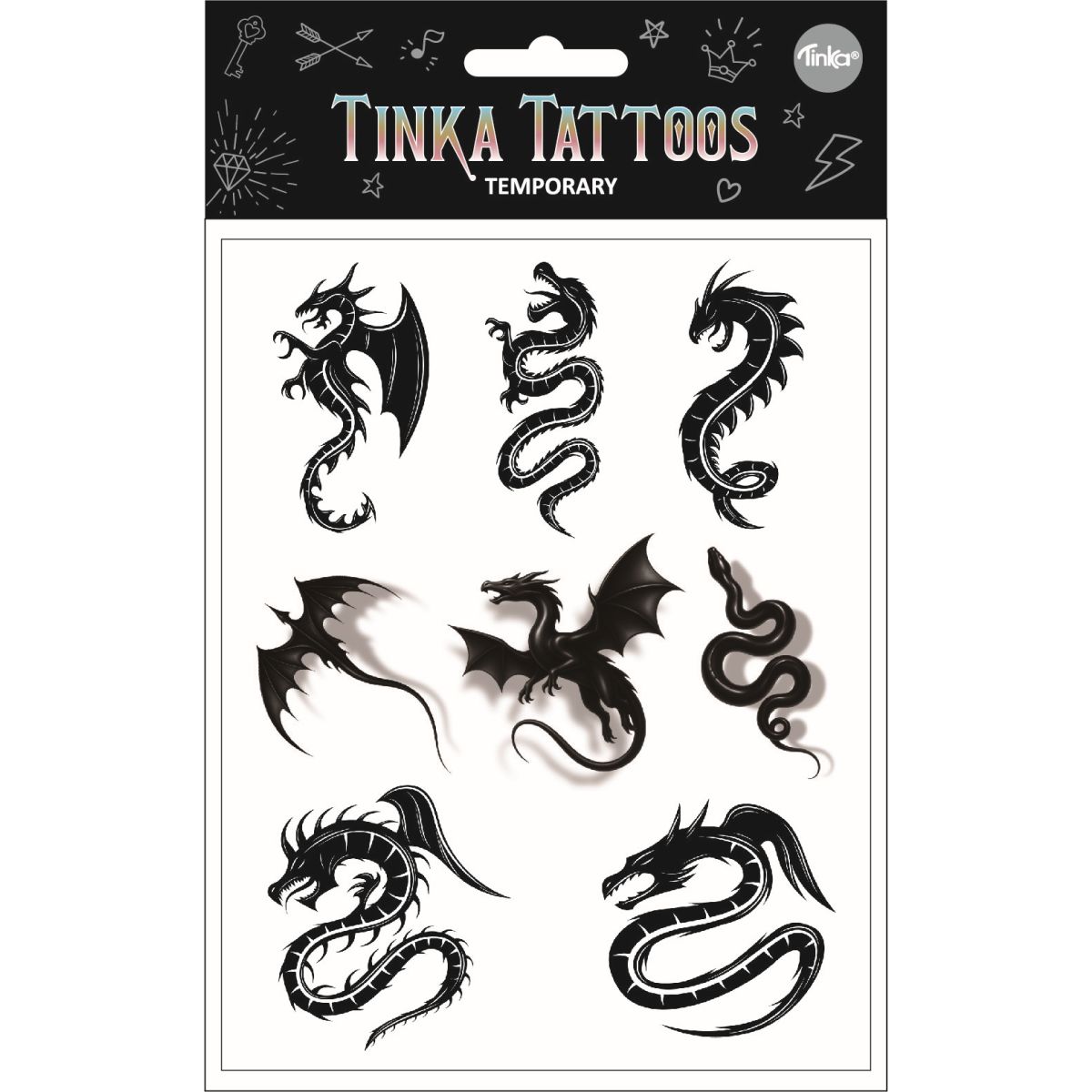 TATUERING DRAKAR TINKA TATTOO