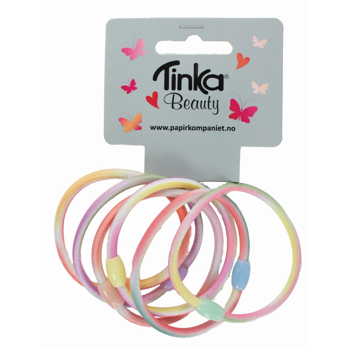 HÅRSNODD REGNBÅGE 6 ST TINKA BEAUTY