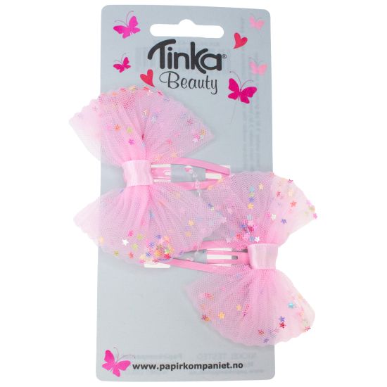 HÅRCLIPS ROSA ROSETT 2 ST TINKA BEAUTY