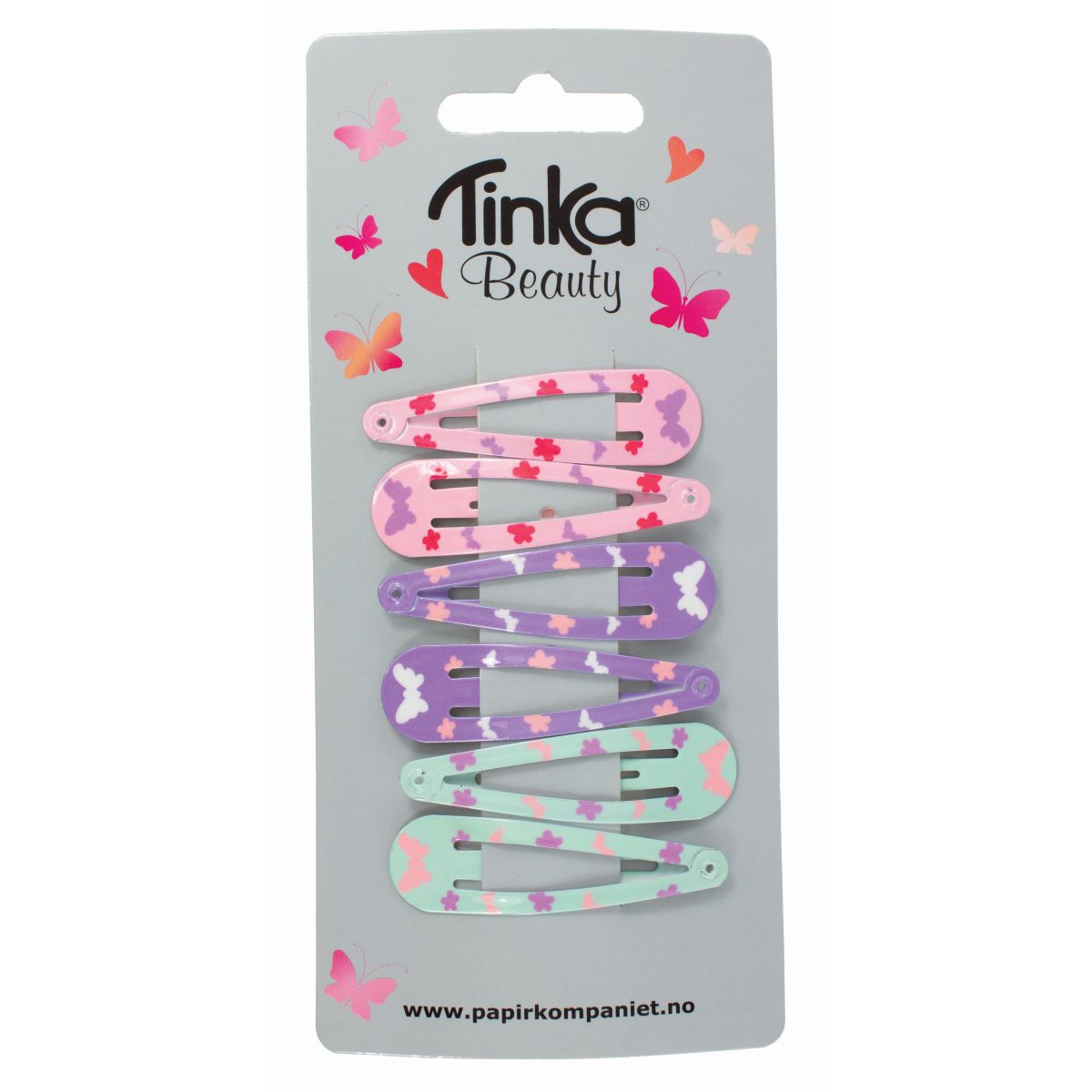 HÅRCLIPS GLITTER/FJÄRIL 6 ST TINKA BEAUTY