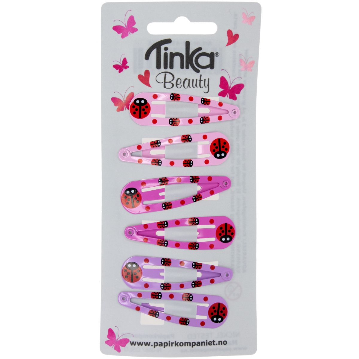HÅRCLIPS NYCKELPIGA 6ST TINKA BEAUTY HÅRCLIPS NYCKELPIGA 6ST TINKA BEAUTY