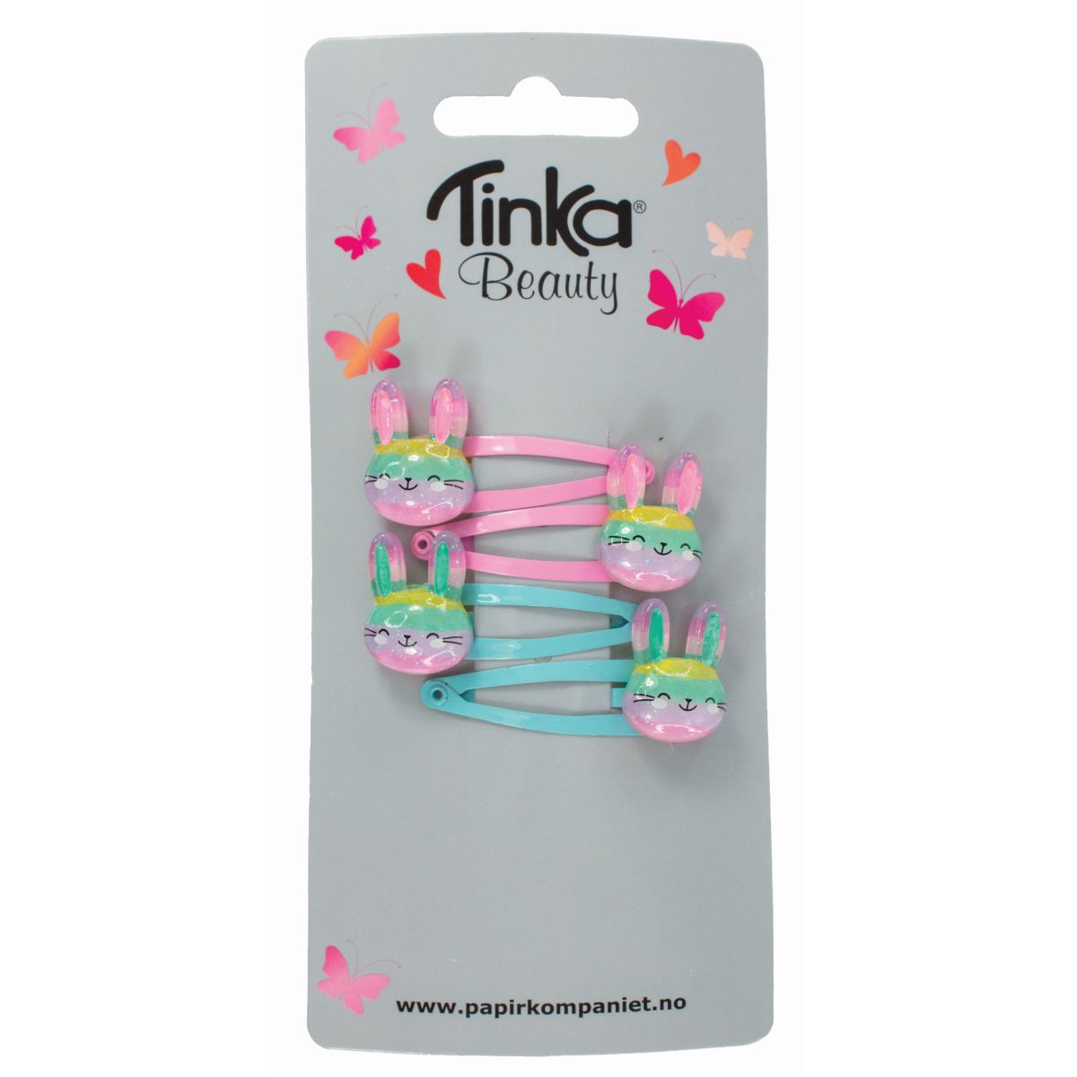 HÅRCLIPS KANIN 4 ST TINKA BEAUTY