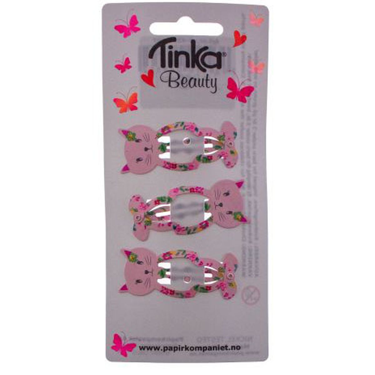 HÅRCLIPS KATT 3 ST TINKA BEAUTY