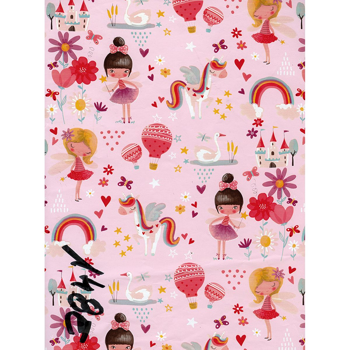 PRESENTPAPPER 200X70CM BARN SORT