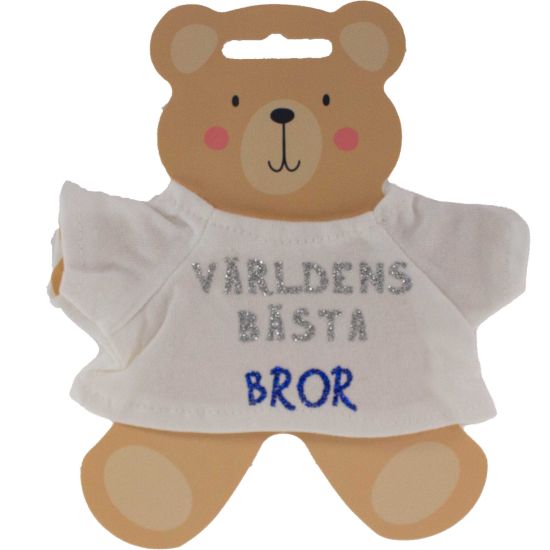 T-SHIRT TINKA TEDDY VÄRLDENS BÄSTA BROR