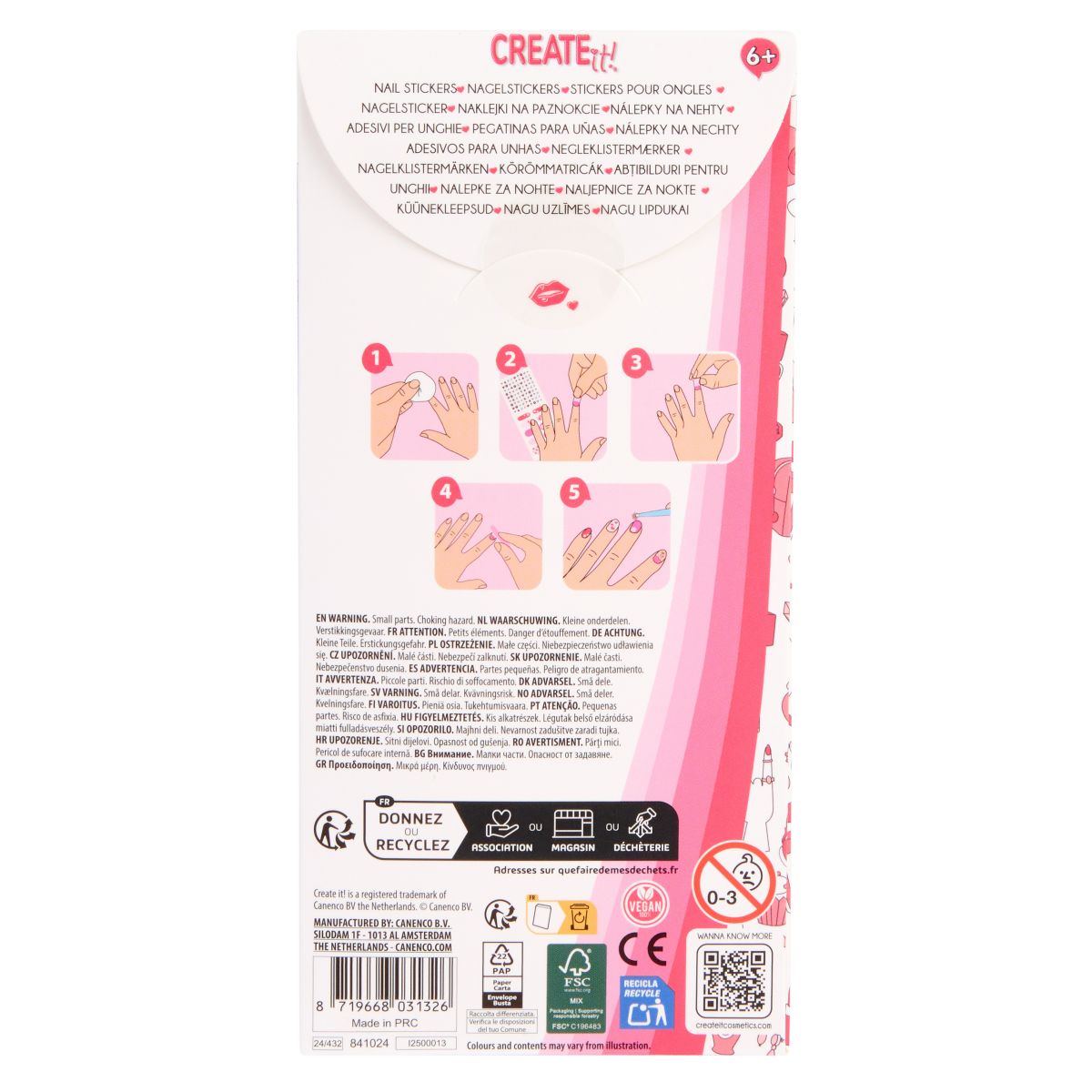 NAIL STICKERS/NAIL WRAP MED FIL CREATE IT!