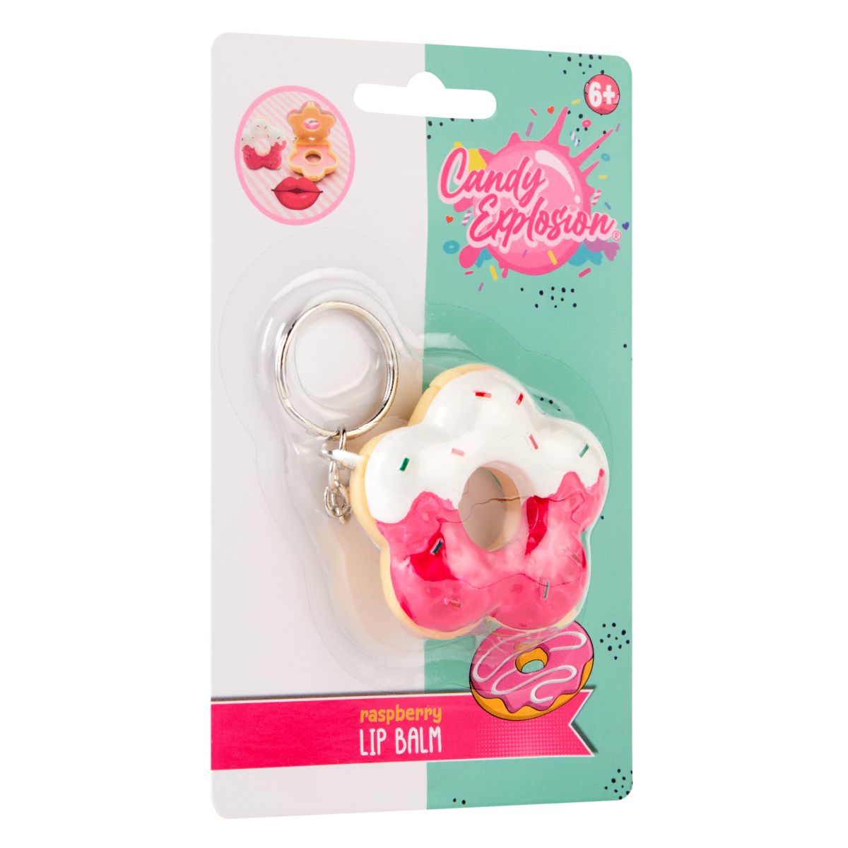 PAKET (6PK) LIPBALM DONUT CANDY EXPLOSION 3ASS CREATE IT!***