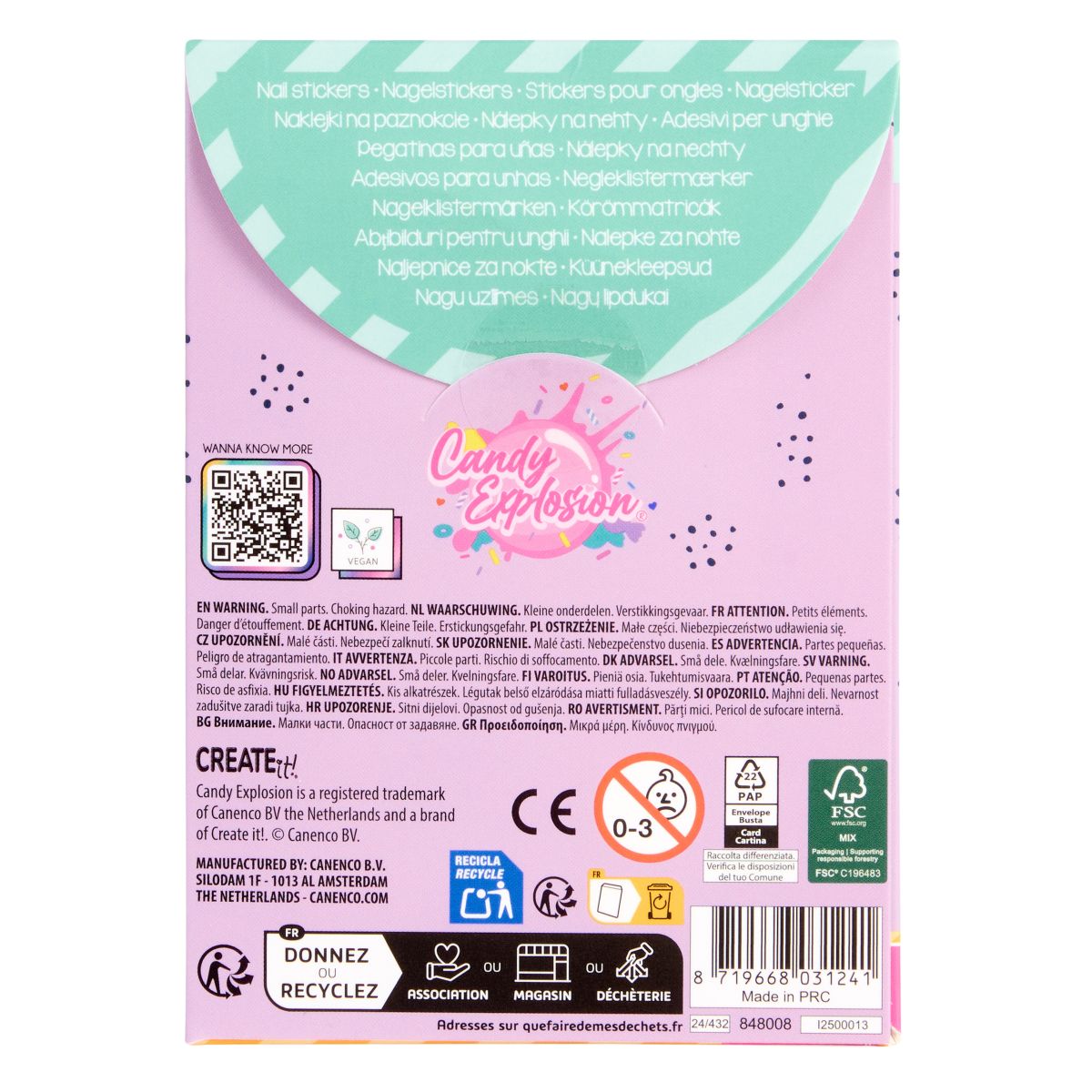 NAIL STICKERS CANDY EXPLOSION CREATE IT!
