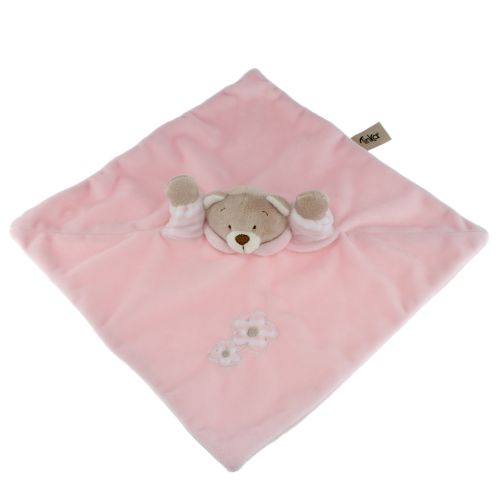 SNUTTEFILT 30x30CM NALLE ROSA TINKA BABY