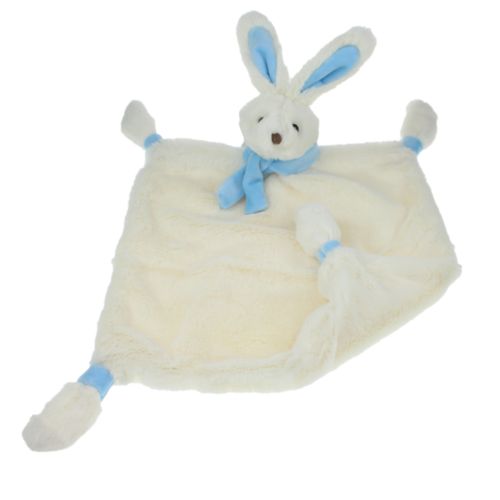 KANIN M FILT 30X30CM CREME, BLÅ. TINKA BABY 