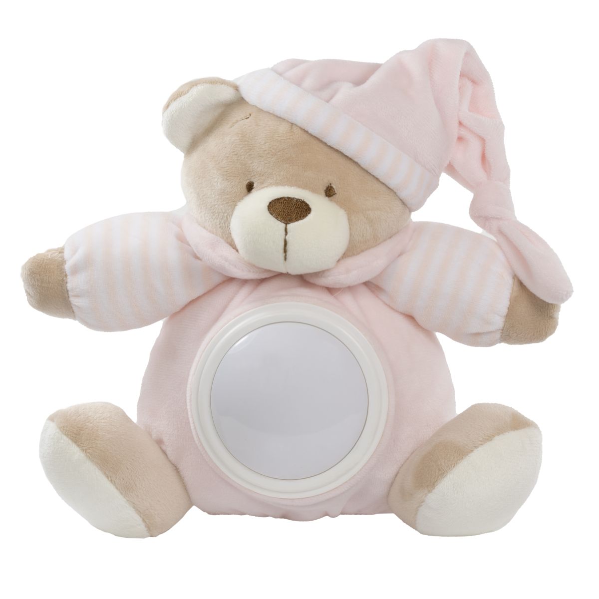 NALLE MED LJUS 21CM ROSA TINKA BABY