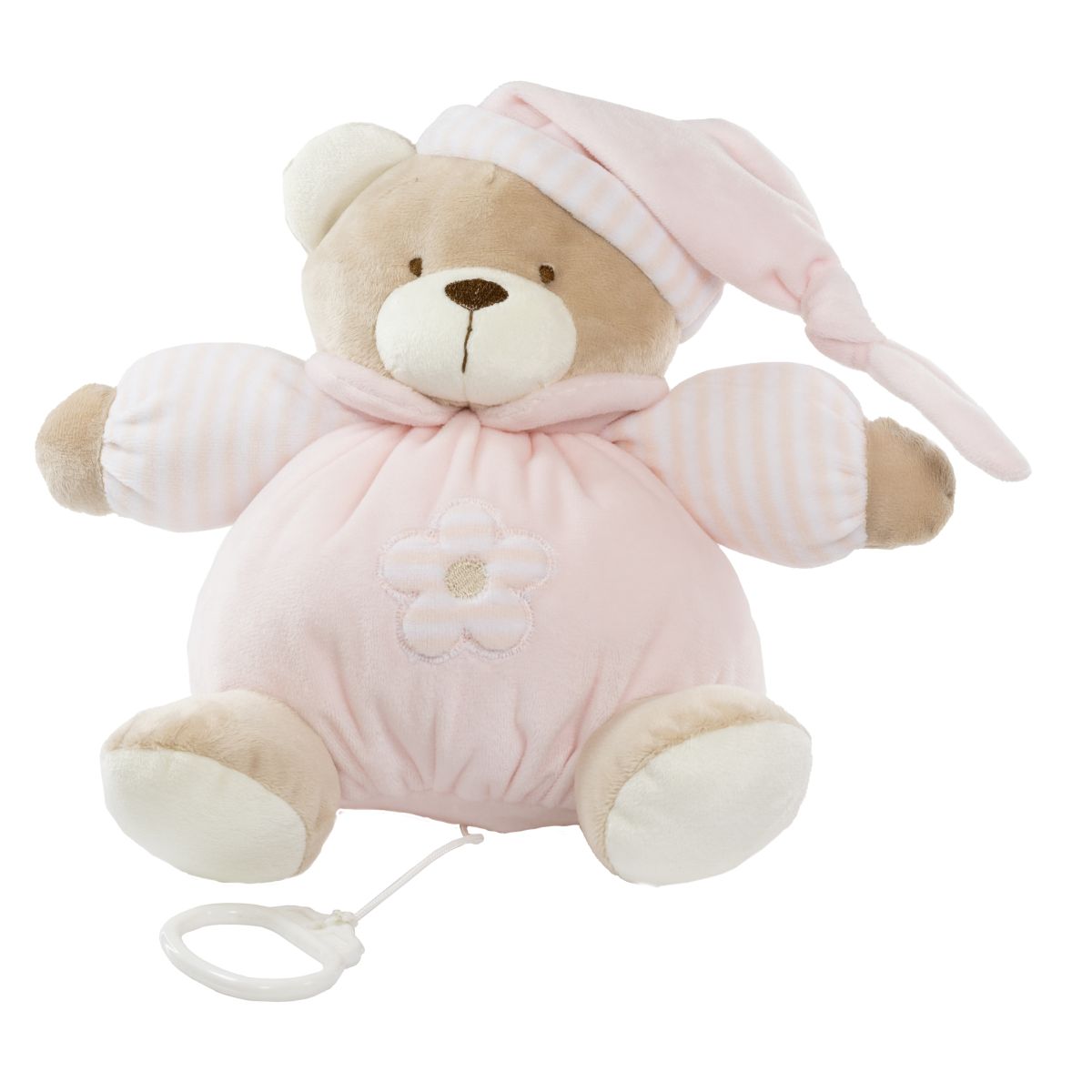 NALLE MED MUSIK 22CM ROSA TINKA BABY