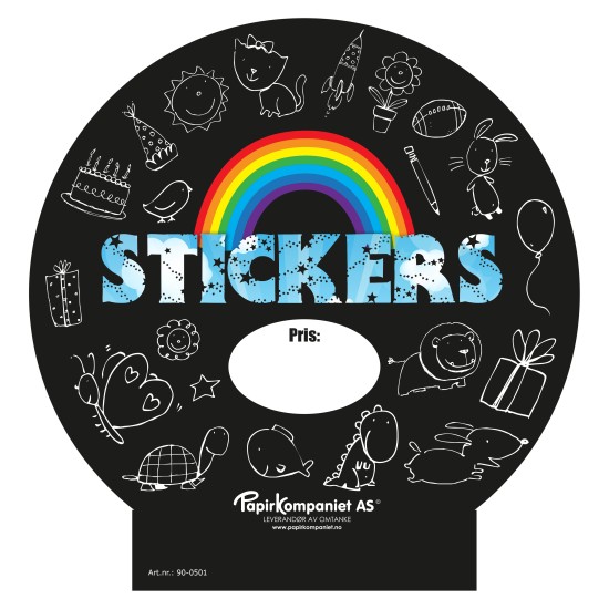 TOPPSKYLT FUN STICKERS