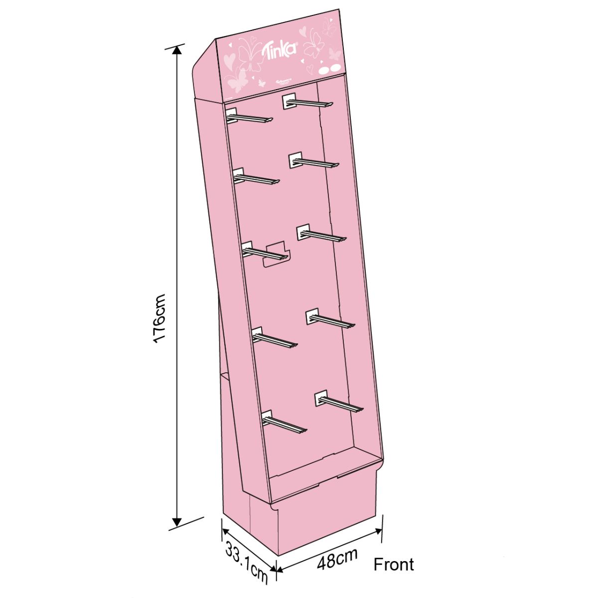 DISPLAY TILL ÖRONVÄRMARE/HÅRBAND TINKA