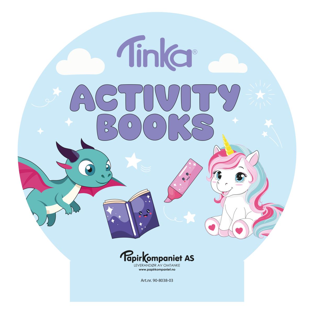 TOPPSKYLT TINKA ACTIVITY BOOKS