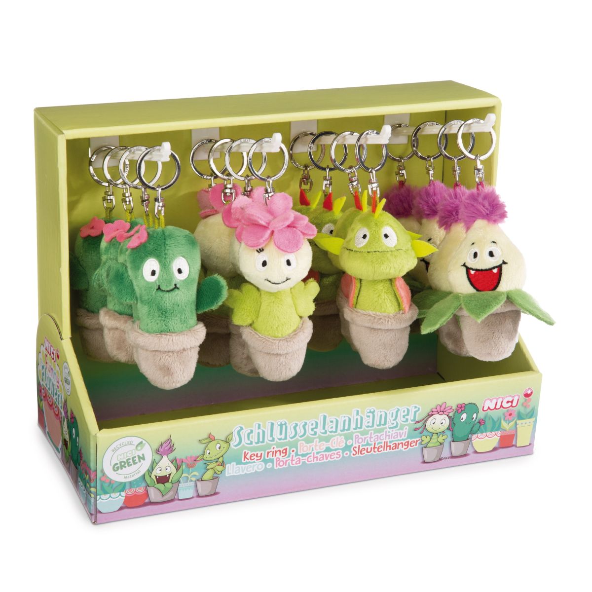 PAKET FUNNY FLOWERS NYCKELRINGAR NICI PAKET FUNNY FLOWERS NYCKELRINGAR NICI
