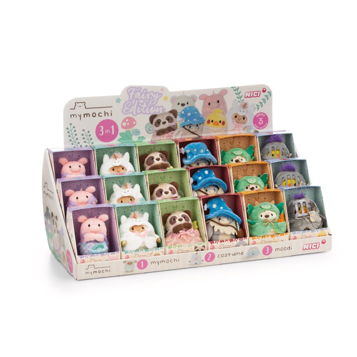 PAKET MYMOCHI 8CM I DISPLAY FAIRY EDITION NICI