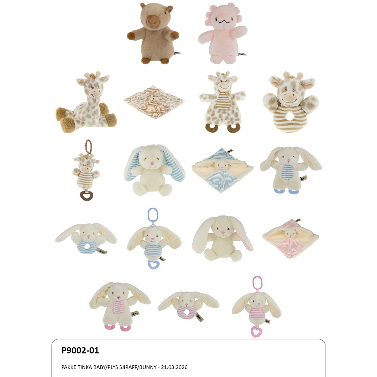 PAKET TINKA BABY/PLUSH GIRAFF/BUNNY - 21.03.2026